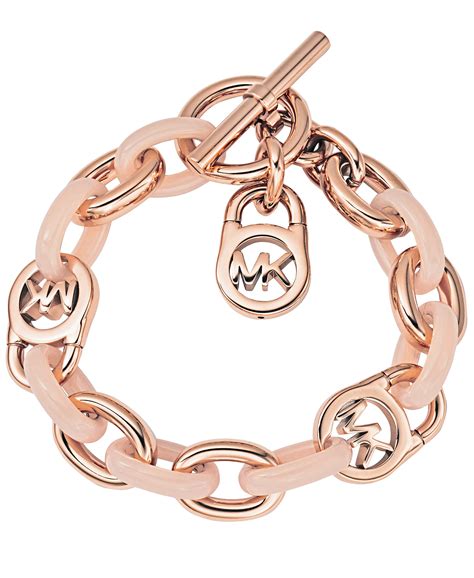 michael kors armband rosegold schloss|Michael Kors Rose Gold Bracelet .